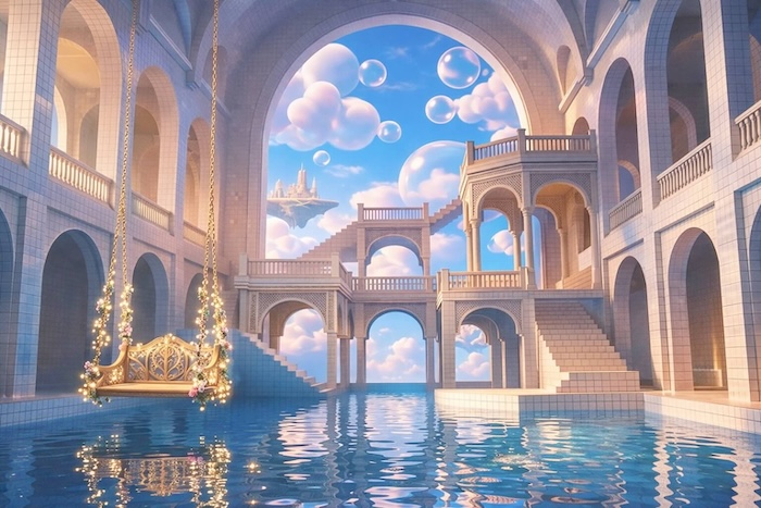 ドリームコア風の画像　ChatGPT作