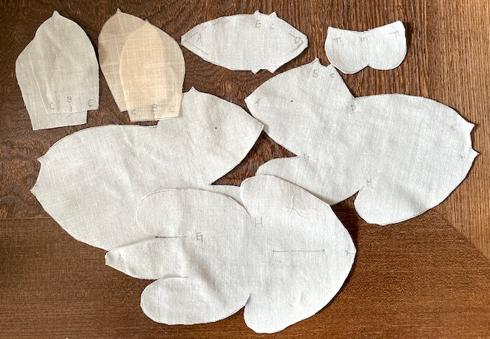 型紙｜うさぎのぬいぐるみの作り方