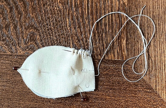 うさぎのぬいぐるみ　耳