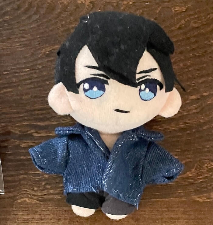 セリア　ぬいぐるみコスチューム服　デニムジャケット　ぬいぐるみに着せてみた