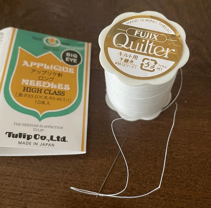 デスクスレダーにキルト用の糸を使ってみた