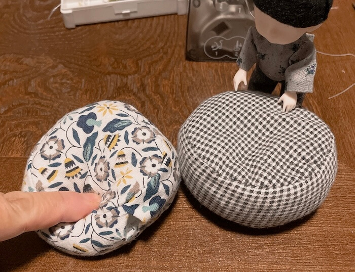 ぬい用クッション ワタを入れる