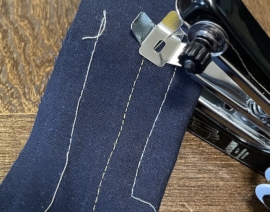 ハンディミシンの縫い目