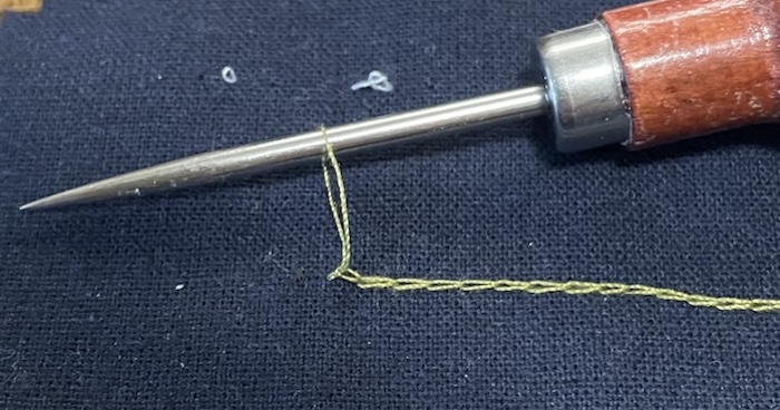 MonoMaster 2026年3月号増刊付録 スナフキンのハンディミシン 縫い終わり