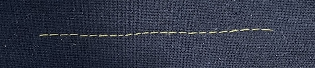 MonoMaster 2026年3月号増刊付録 スナフキンのハンディミシン 縫い終わり