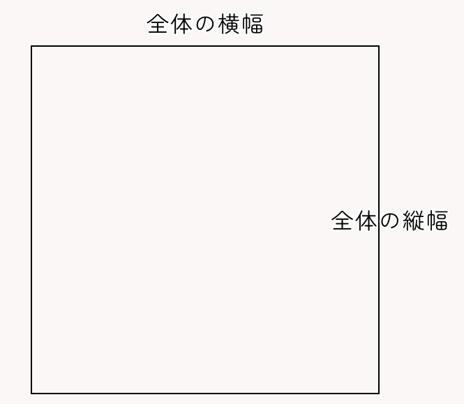 ぬいぐるみ用掛け布団の型紙説明
