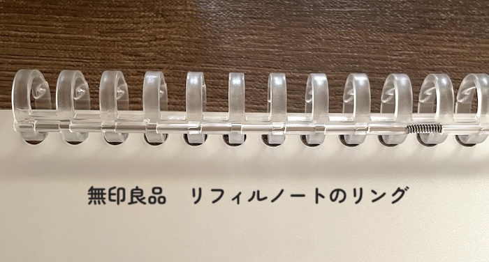 無印良品　リフィルノート