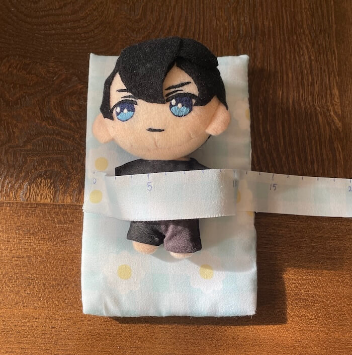 ぬいぐるみ用掛け布団 採寸