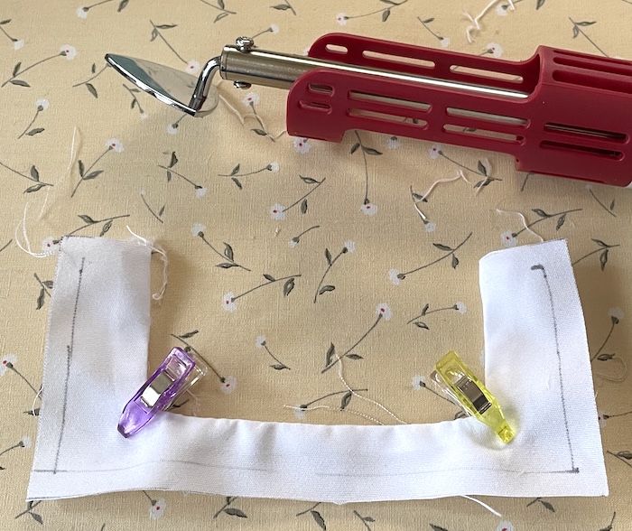 ぬいぐるみ用掛け布団の作り方 見返しをつける