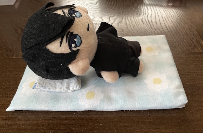 ぬいぐるみ用のシンプルな布団と枕