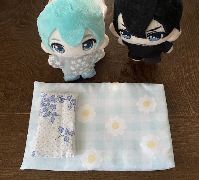 ぬいぐるみ用布団の作り方 完成した敷布団の大きさ