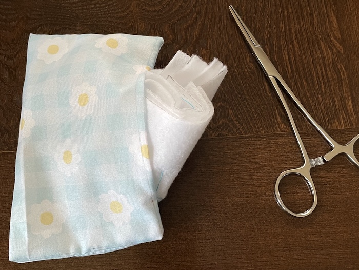 キルト芯を入れる｜ぬいぐるみ用布団の作り方