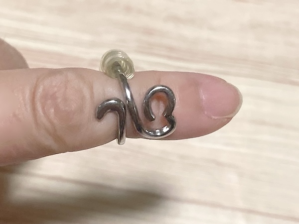 セリアの編物用リング