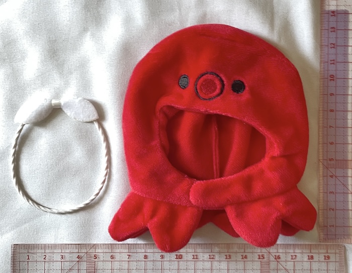 スリコのぬい活グッズ「タコのかぶりもの」