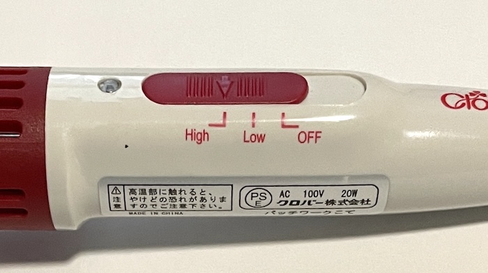 Clover NEWパッチワークこて 温度調節