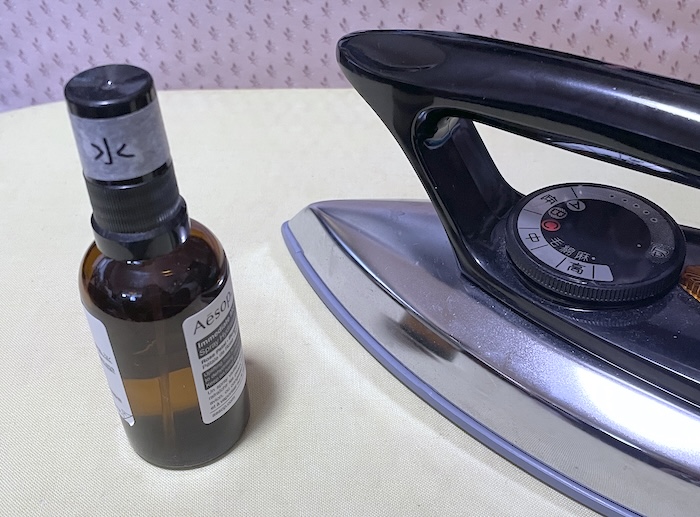 霧吹きと、パナソニック ドライアイロン NI-A66